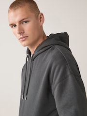 Charcoal Grey Overhead Hoodie - Image 5 of 8
