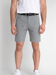 Gris - Pantalones cortos elásticos en cuatro direcciones Golf Genius de Calvin Klein - Imagen 1 de 8