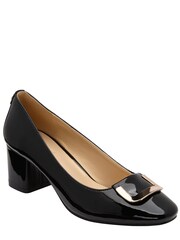 Lotus Black Olive Block Heel Court Shoes - Image 1 of 4