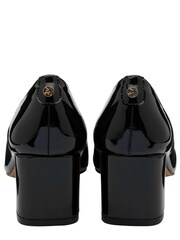 Lotus Black Olive Block Heel Court Shoes - Image 3 of 4