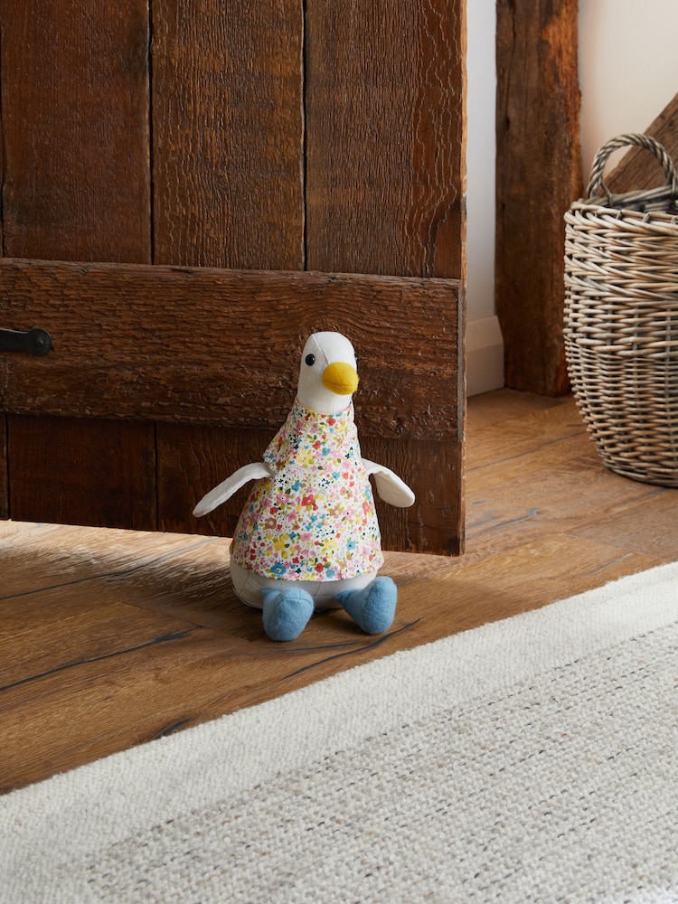 White Darcy The Duck Doorstop - Image 1 of 4