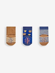 JoJo Maman Bébé Brown 3-Pack The Gruffalo Socks - Image 2 of 2
