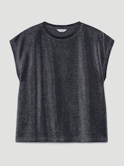 Grau - Hush Aisling Slub Cotton T-Shirt - Bild 1 von 1