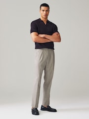Stone Textured Side Adjuster Trousers - Image 2 of 9