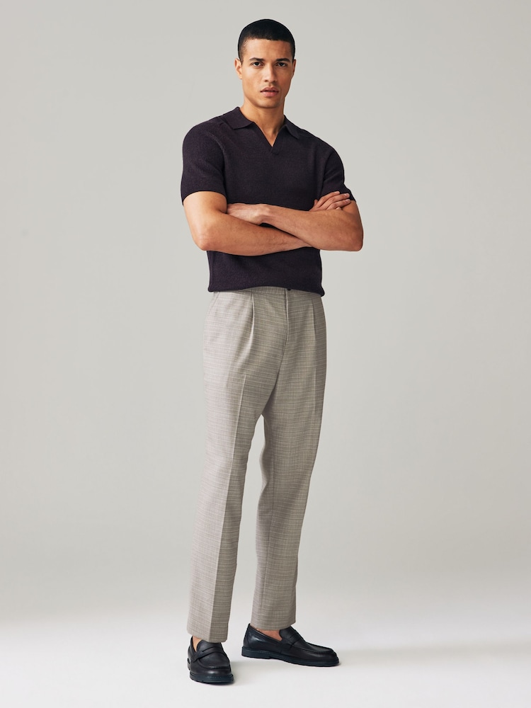 Stone Textured Side Adjuster Trousers - Image 2 of 9