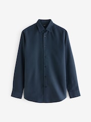 Navy Blue Formal Slim Fit Shirt - Image 1 of 1