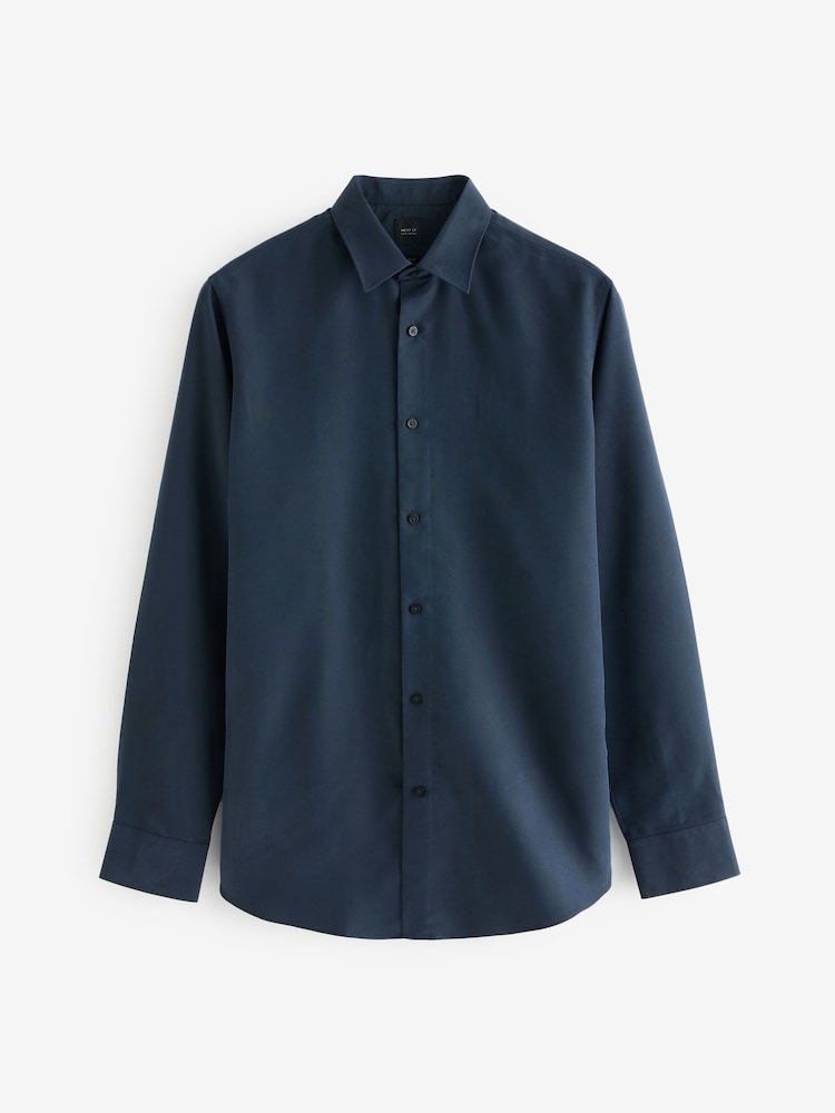 Navy Blue Formal Slim Fit Shirt - Image 1 of 1