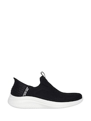 Skechers Black Ultra Flex 3.0 Easy Win Trainers - Image 1 of 4