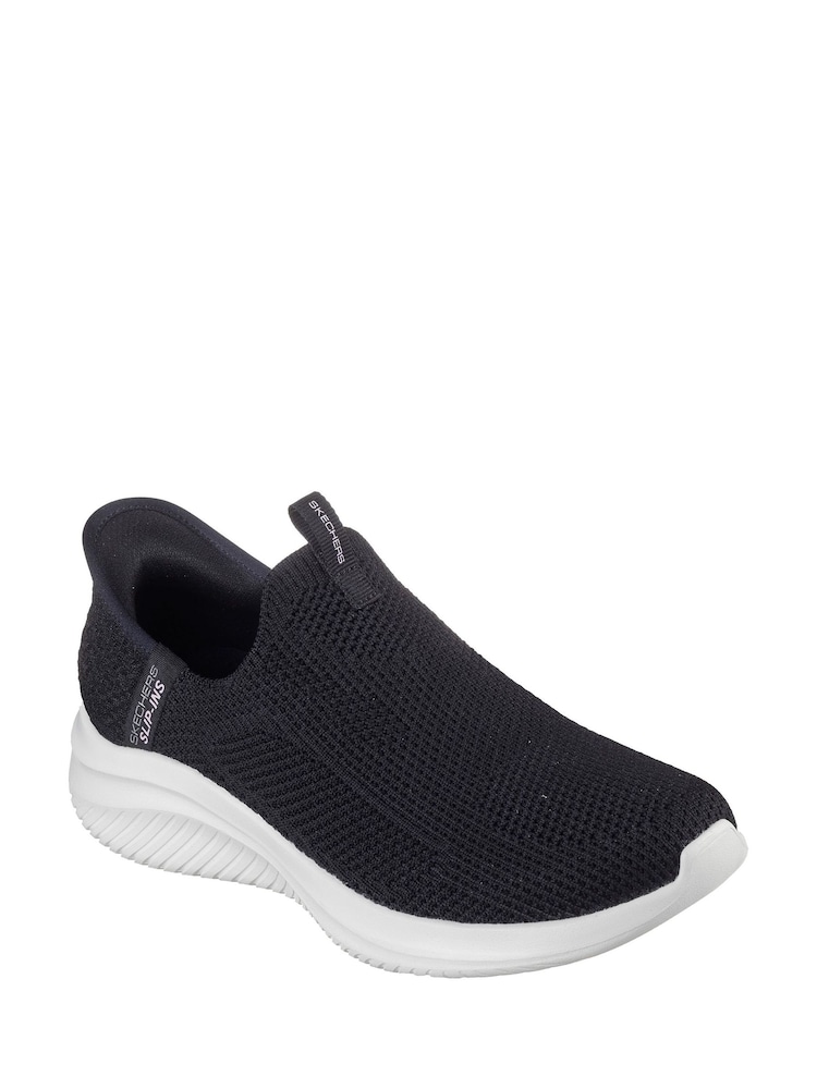 Skechers Black Ultra Flex 3.0 Easy Win Trainers - Image 2 of 4