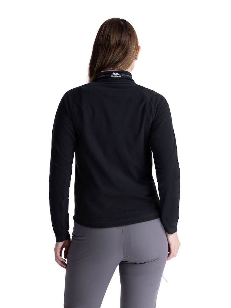 Trespass Black Skylar Fleece - Image 2 of 5 Trespass Black Skylar Fleece - Image 2 of 5