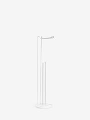 White Wire Toilet Roll Holder - Image 2 of 3