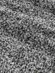 Black Boucle Textured Mono Mini Skirt - Image 6 of 6