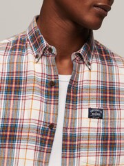 Superdry White Long Sleeve Cotton Lumberjack Shirt - Image 3 of 6