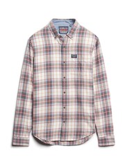 Superdry White Long Sleeve Cotton Lumberjack Shirt - Image 5 of 6