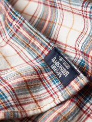 Superdry White Long Sleeve Cotton Lumberjack Shirt - Image 6 of 6