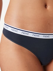 Rayas en rosa/azul - Pack de 4 bragas con logotipo - Imagen 10 de 10