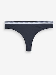 Rayas en rosa/azul - Pack de 4 bragas con logotipo - Imagen 2 de 10