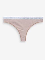 Rayas en rosa/azul - Pack de 4 bragas con logotipo - Imagen 5 de 10