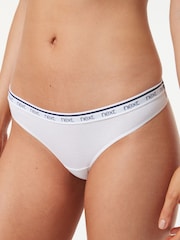 Rayas en rosa/azul - Pack de 4 bragas con logotipo - Imagen 6 de 10