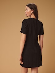 Black Boucle Bow Dress - Image 3 of 7
