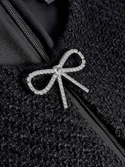Black Boucle Bow Dress - Image 7 of 7
