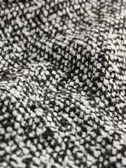 Black/White Boucle Textured Jacket - Image 6 of 8