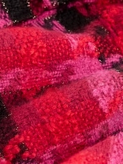 Pink/Red Boucle Shacket - Image 10 of 10