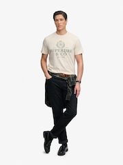 Superdry Cream 1954 Company Relaxed T-Shirt - Image 3 of 5