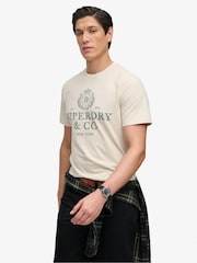 Superdry Cream 1954 Company Relaxed T-Shirt - Image 5 of 5