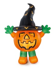 Premier Decorations Ltd 3m Standing Pumpkin with Hat Inflatable - Image 1 of 1
