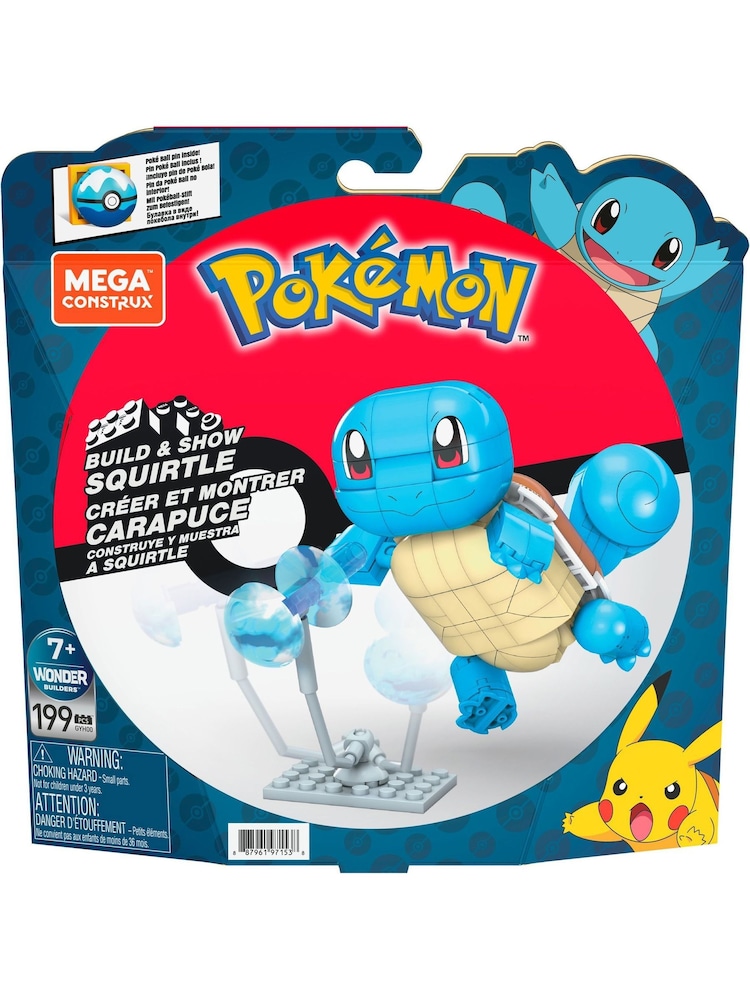 Mega Construx Pokémon Build And Show Squirtle - Image 1 of 4