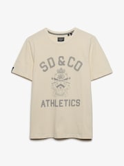 Superdry Cream Gothic Varsity T-Shirt - Image 6 of 6