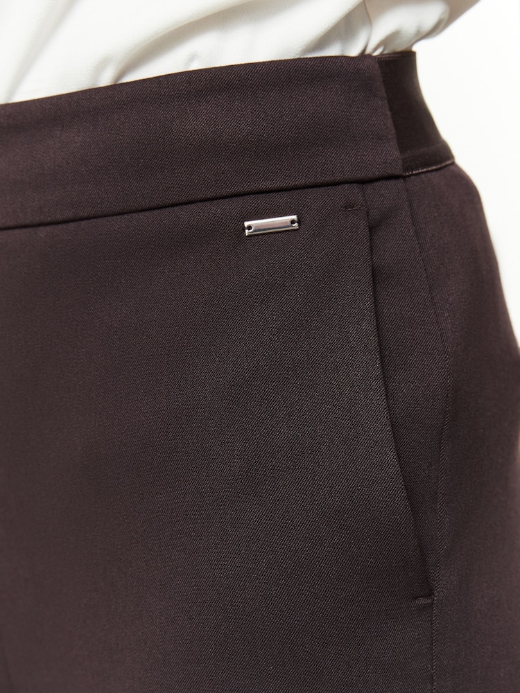 Burgundy Red Tailored Skinny Trousers - Image 5 of 5