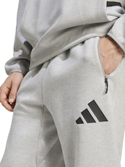 adidas Grey Z.N.E. Tracksuit Bottoms - Image 4 of 7