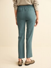 Blau - Hose in Straight Fit mit Gummizug hinten - Bild 3 von 7