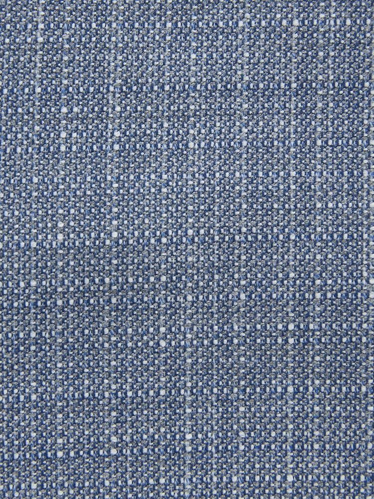 Blue Slim Fit Textured Suit Jacket - Image 11 of 11