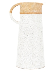 Gallery Home White Fairfax Pitcher Textured Vase - Image 6 of 9