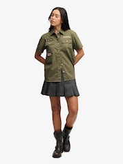Superdry Green Short Sleeve Scout Shirt - Image 3 of 6