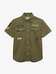 Superdry Green Short Sleeve Scout Shirt - Image 5 of 6