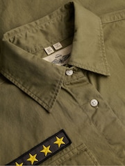 Superdry Green Short Sleeve Scout Shirt - Image 6 of 6