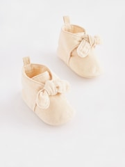 Neutral Bootie Baby Shoes (0-18mths) - Image 1 of 4