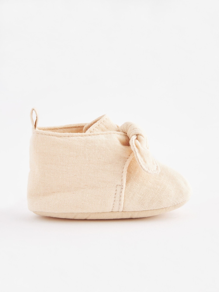Neutral Bootie Baby Shoes (0-18mths) - Image 2 of 4