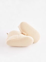 Neutral Bootie Baby Shoes (0-18mths) - Image 3 of 4
