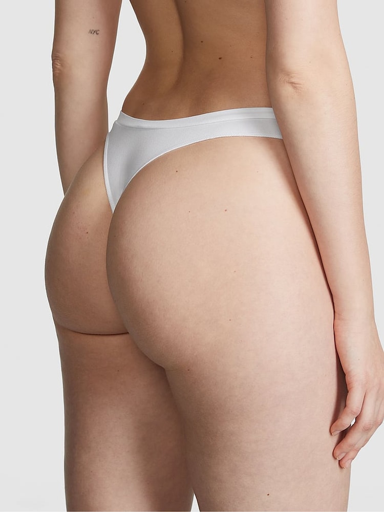 Victoria's Secret PINK White Thong Knickers - Image 2 of 3