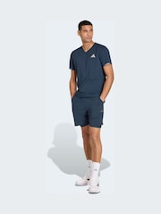 adidas Blue Climacool + Tennis Freelift Pro T-Shirt - Image 1 of 5