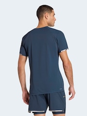 adidas Blue Climacool + Tennis Freelift Pro T-Shirt - Image 2 of 5