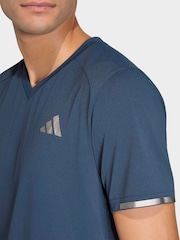 adidas Blue Climacool + Tennis Freelift Pro T-Shirt - Image 3 of 5