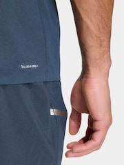 adidas Blue Climacool + Tennis Freelift Pro T-Shirt - Image 4 of 5