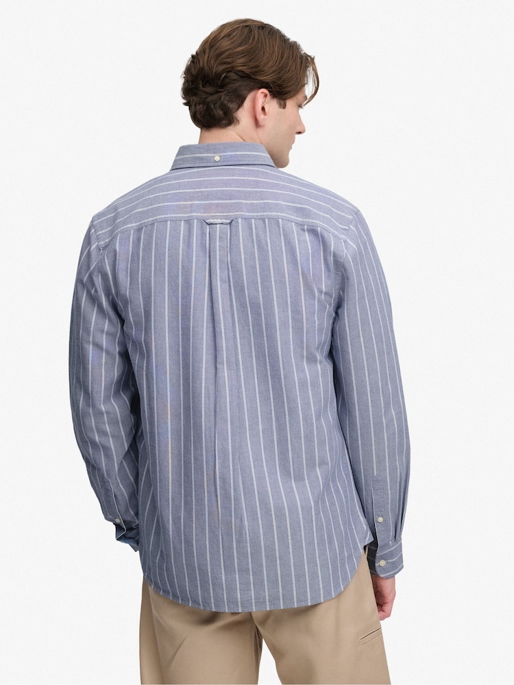 Gris claro - Camisa de manga larga Oxford preppy de Superdry - Imagen 2 de 7 Gris claro - Camisa de manga larga Oxford preppy de Superdry - Imagen 2 de 7