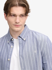 Gris claro - Camisa de manga larga Oxford preppy de Superdry - Imagen 4 de 7